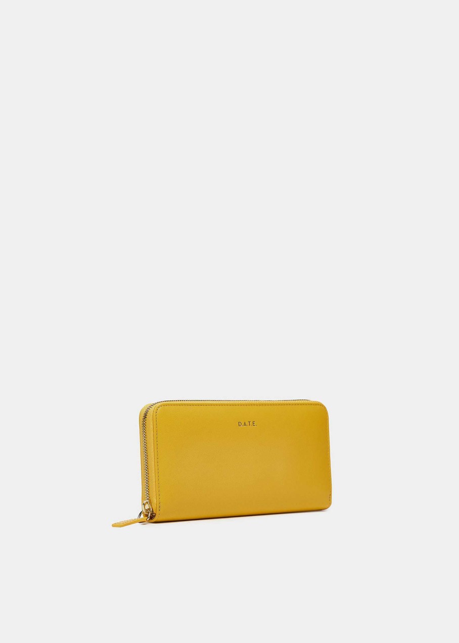 Donna D.A.T.E. Portafogli | Zip Around Wallet Arangiallo