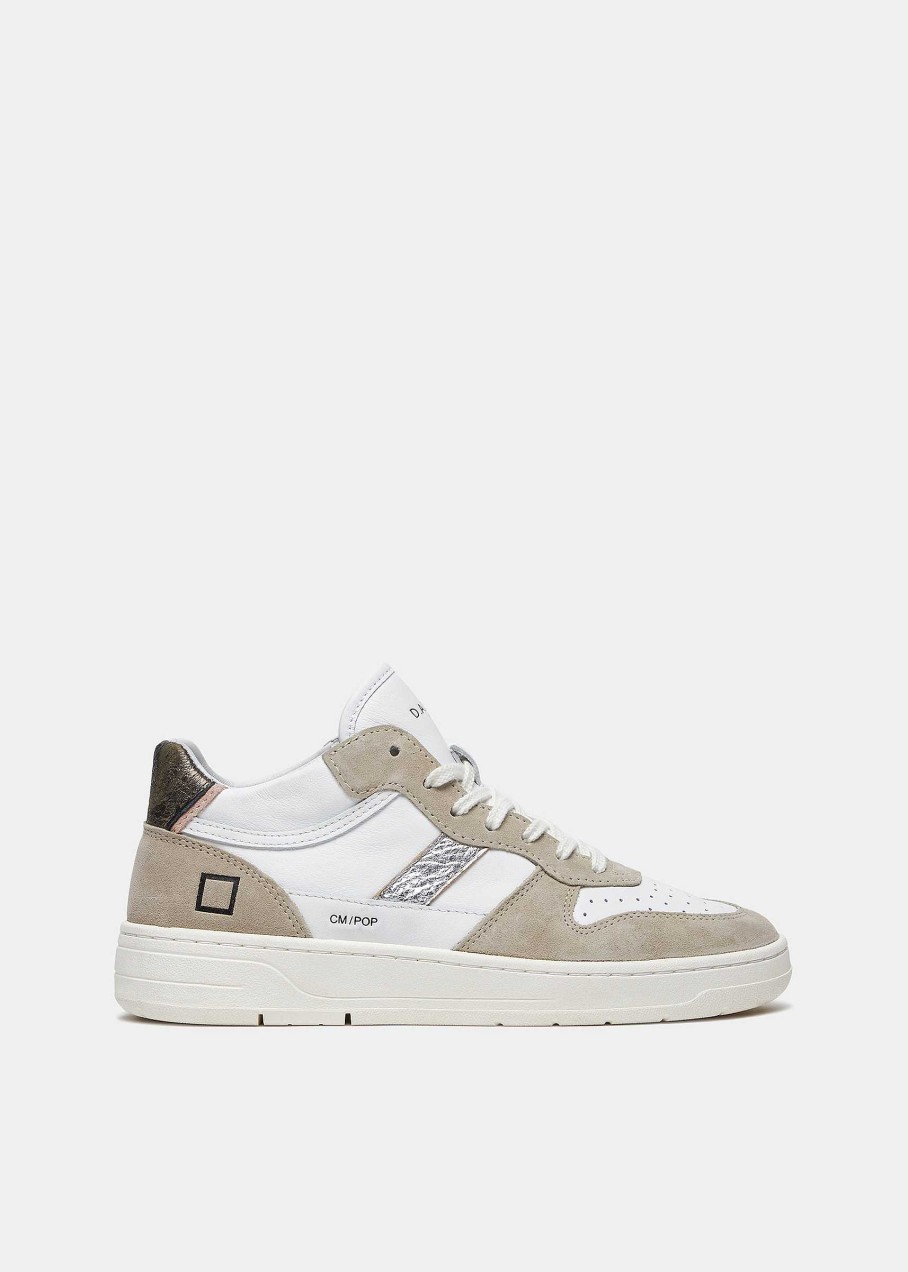 Donna D.A.T.E. Court | Court 2.0 Mid Pop White-Beige