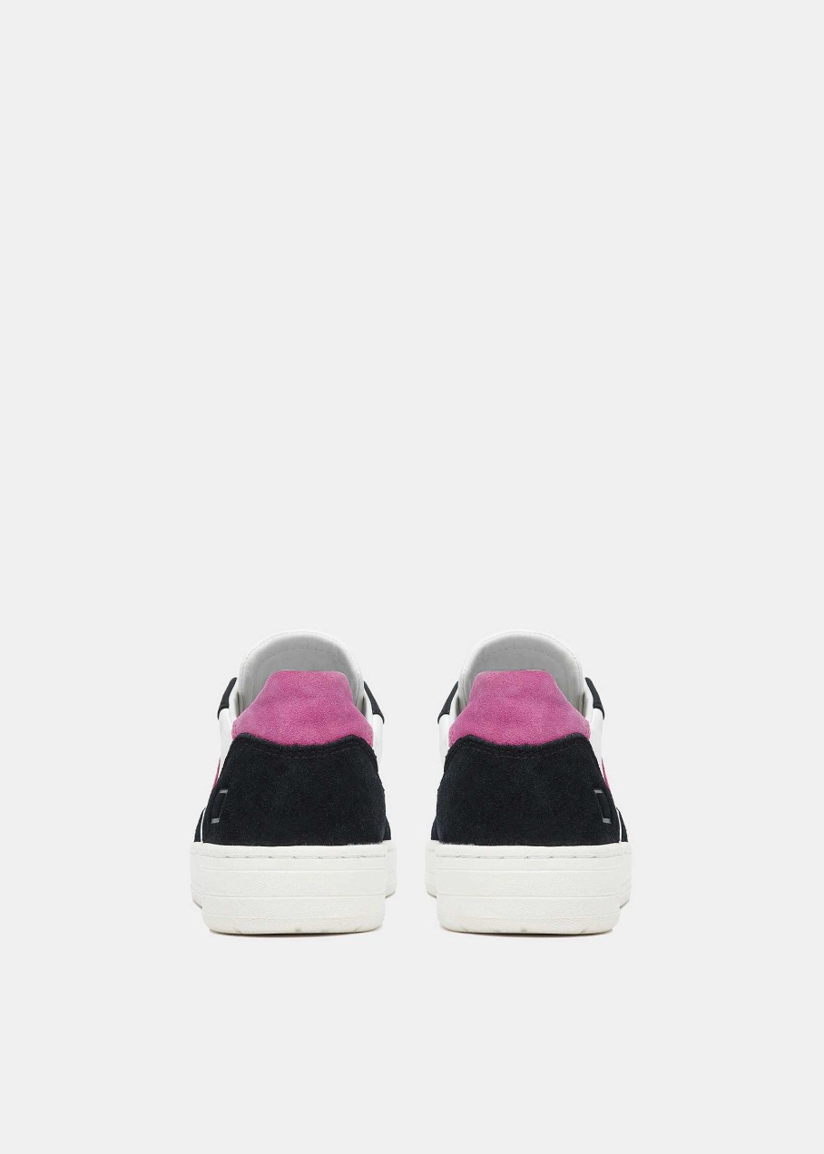 Donna D.A.T.E. Court | Court 2.0 Vintage Calf White-Fuxia