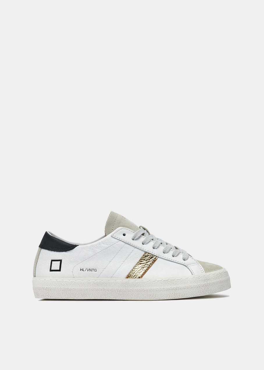 Donna D.A.T.E. Hill Low | Hill Low Vintage Calf White-Platinum