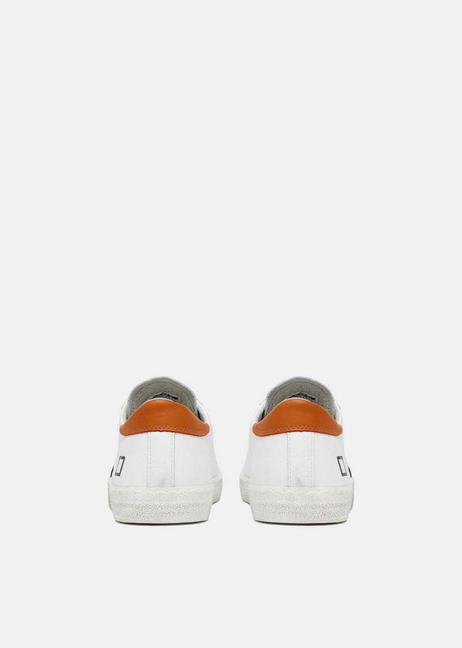 Uomo D.A.T.E. Hill Low | Hill Low Vintage Calf White-Orange