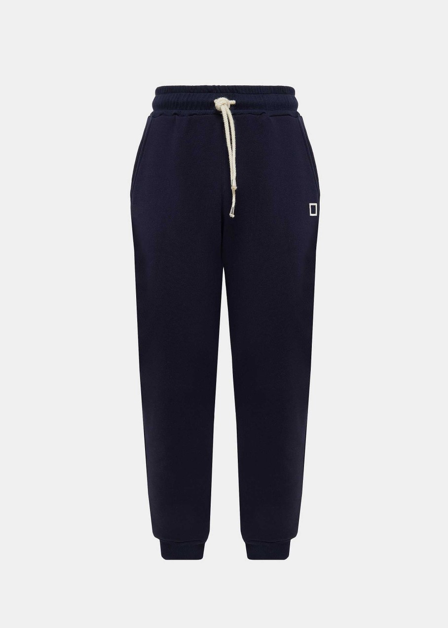 Donna D.A.T.E. Pantaloni | Sweatpants Soft Blu