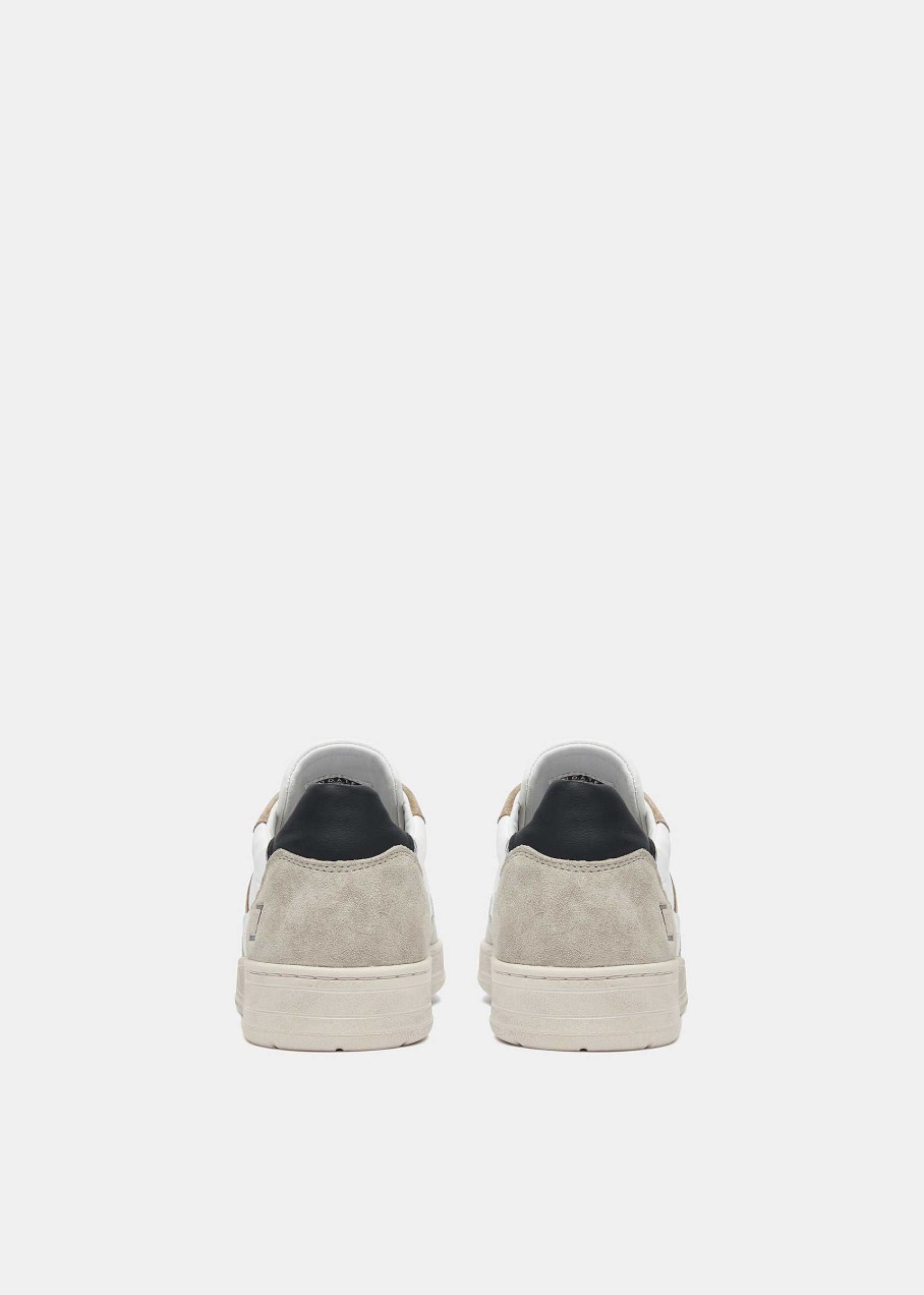 Uomo D.A.T.E. Court | Court 2.0 Vintage Calf White-Natural