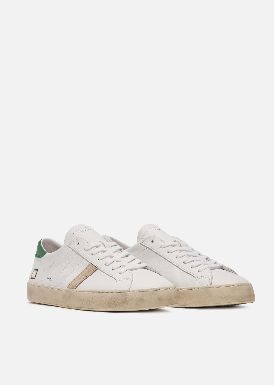 Uomo D.A.T.E. Hill Low | Hill Low Calf White-Green