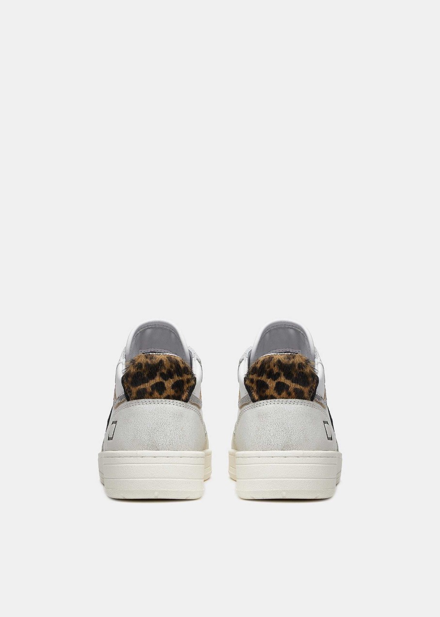 Donna D.A.T.E. Court | Court 2.0 Mid Pop White-Leopard