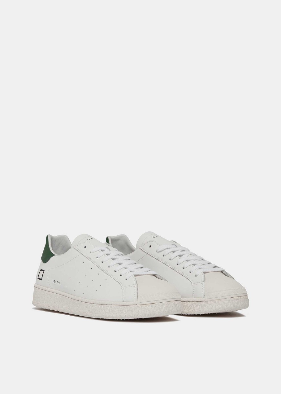 Uomo D.A.T.E. Base | Base Leather White-Green