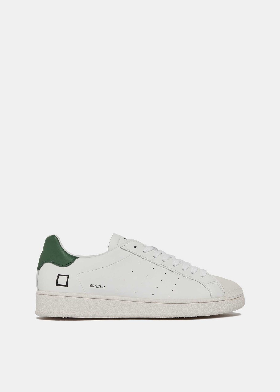 Uomo D.A.T.E. Base | Base Leather White-Green