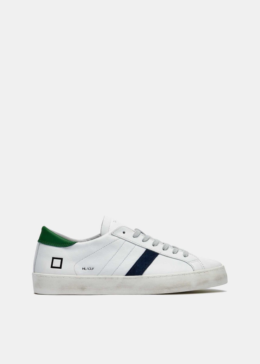 Uomo D.A.T.E. Hill Low | Hill Low Calf White-Green