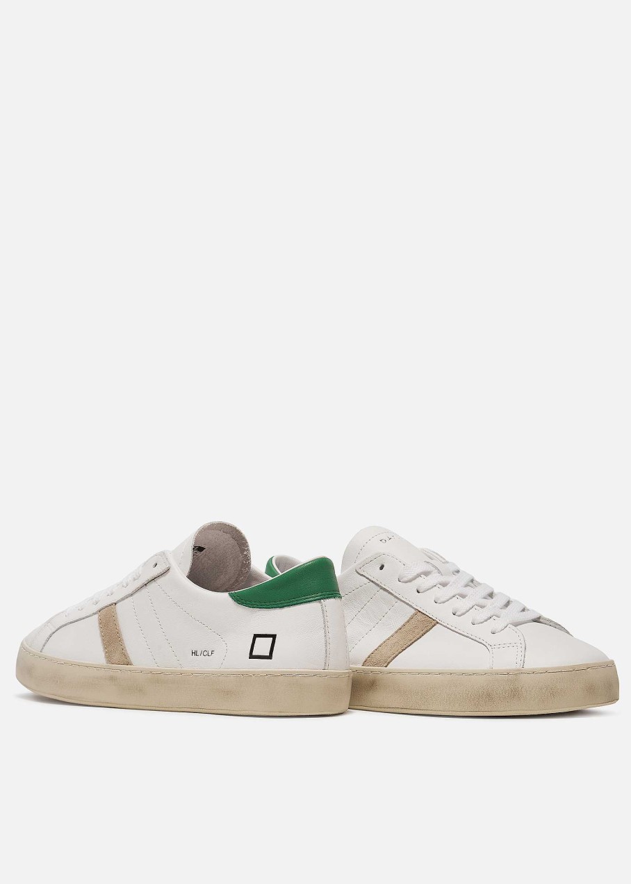 Uomo D.A.T.E. Hill Low | Hill Low Calf White-Green