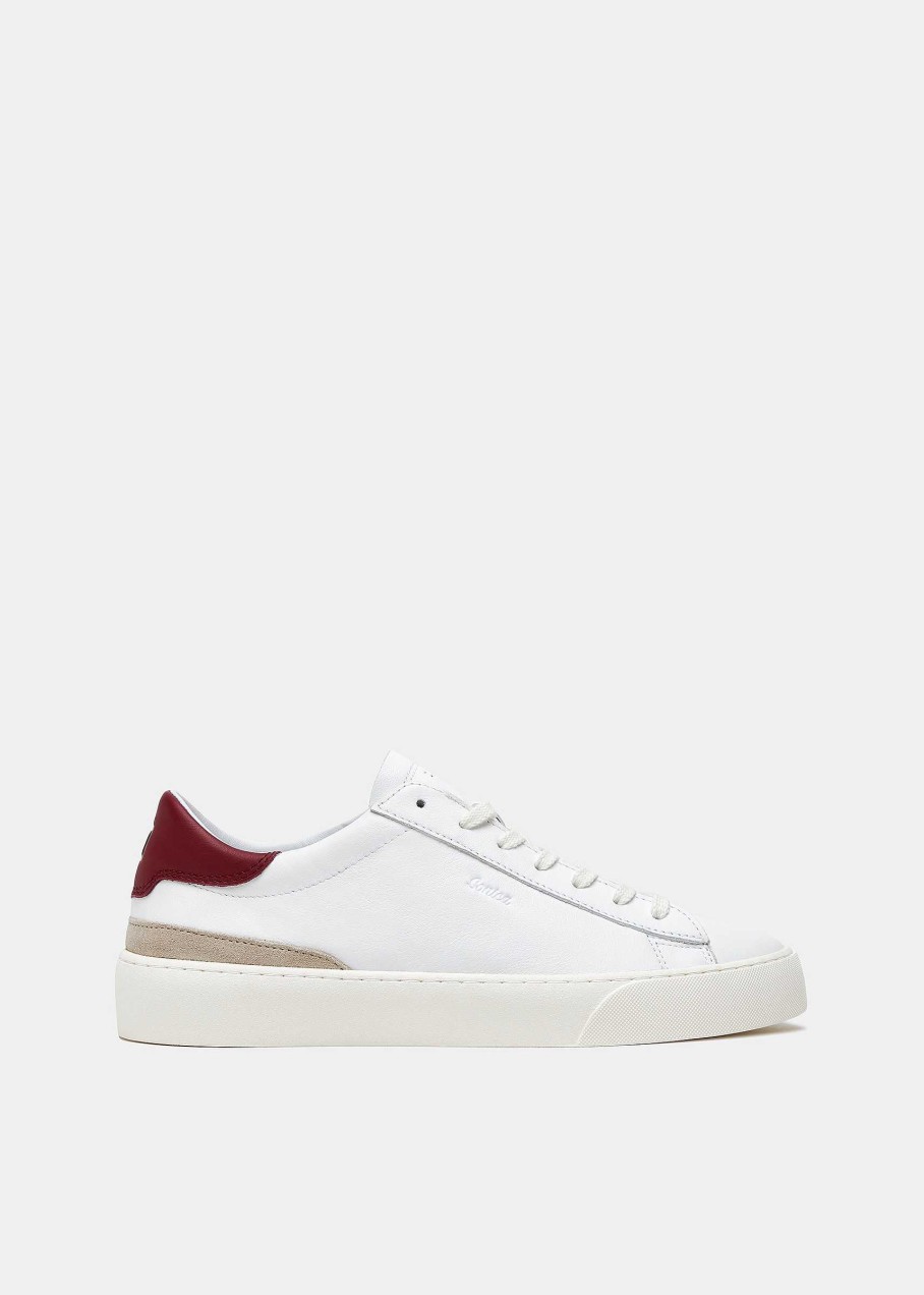 Uomo D.A.T.E. Sonica | Sonica Calf White-Bordeaux