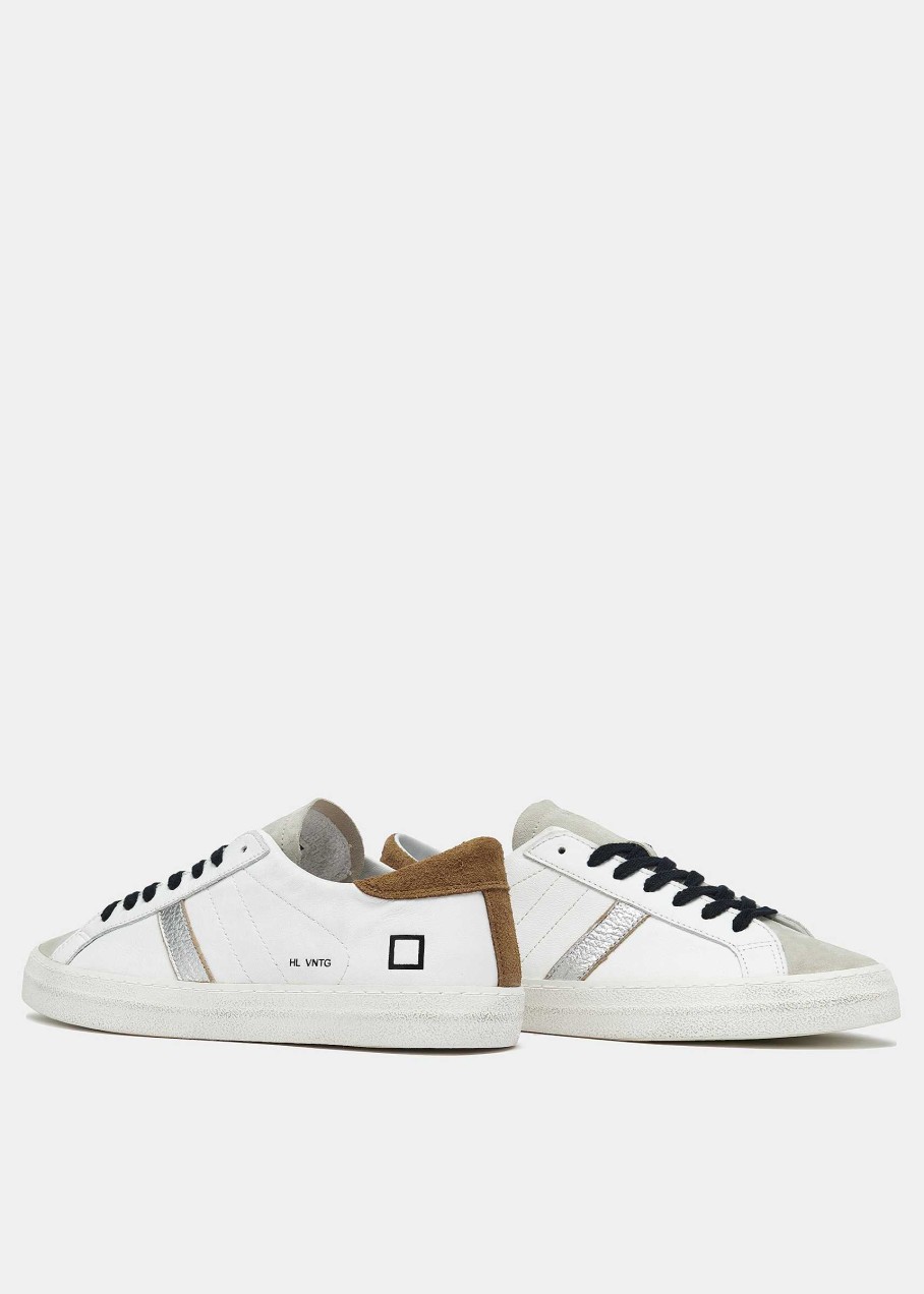 Uomo D.A.T.E. Hill Low | Hill Low Vintage Calf White-Cuoio