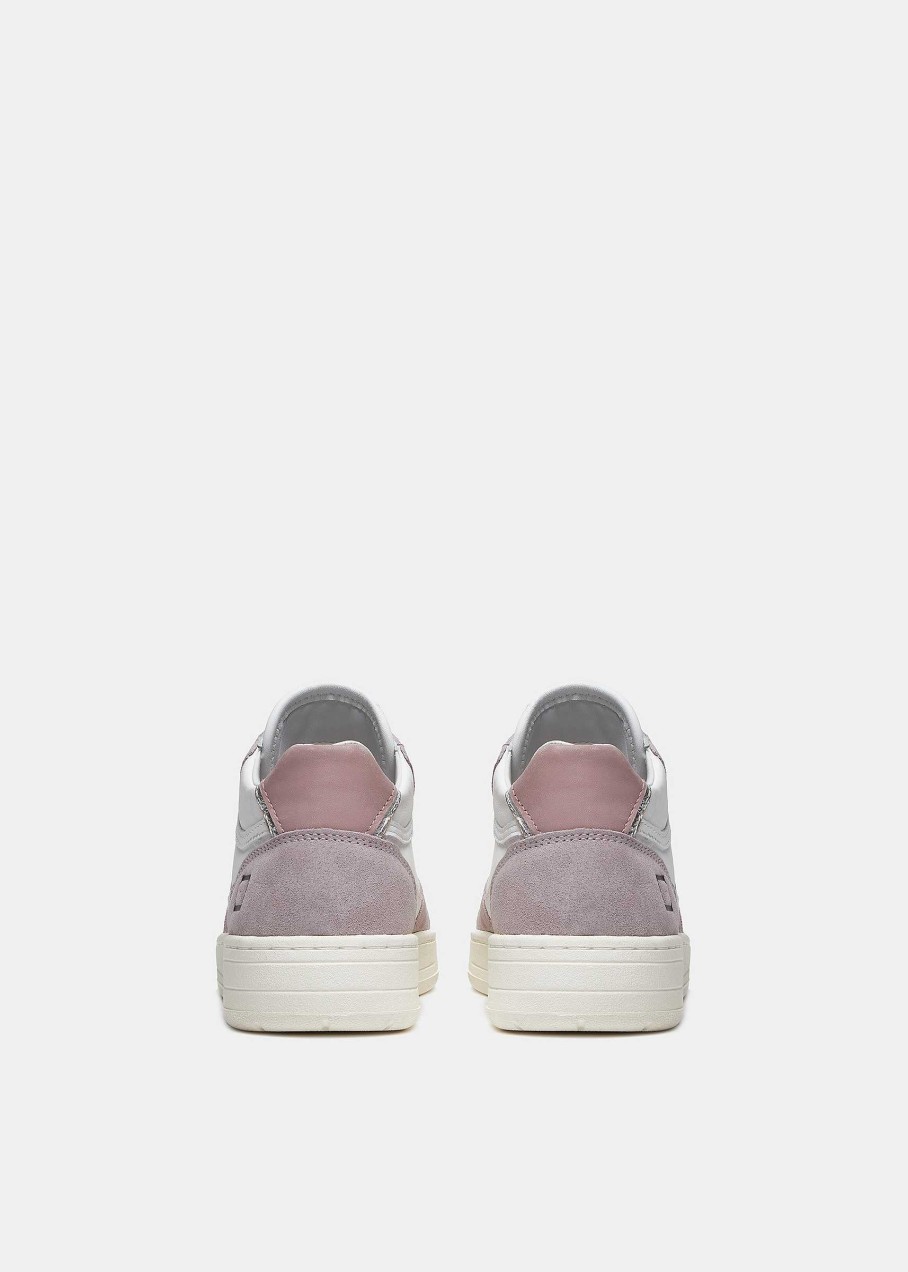 Donna D.A.T.E. Court | Court 2.0 Mid Pop White-Pink