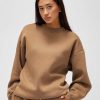 Donna D.A.T.E. Felpe | Sweatshirt Letter Beige