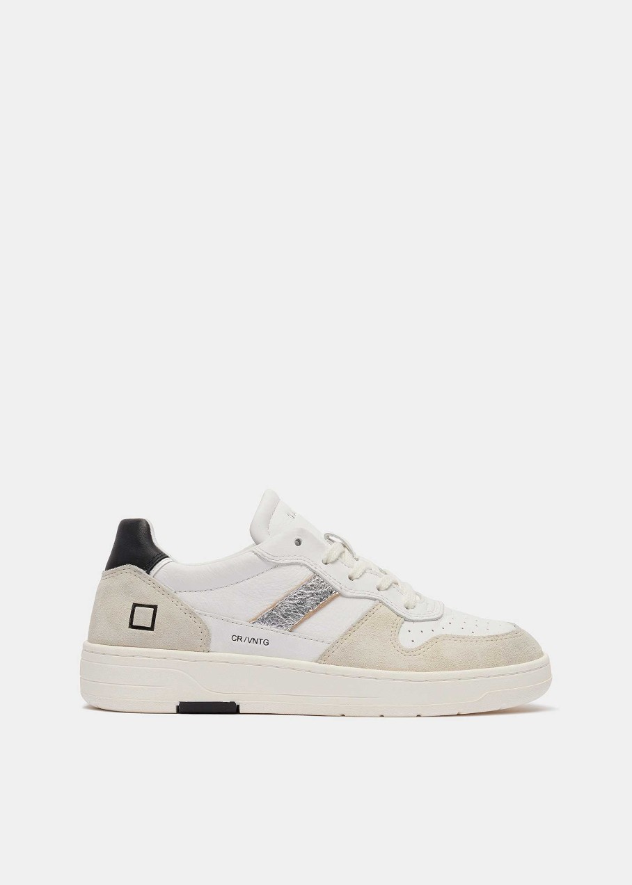 Donna D.A.T.E. Court | Court 2.0 Vintage Calf White-Black