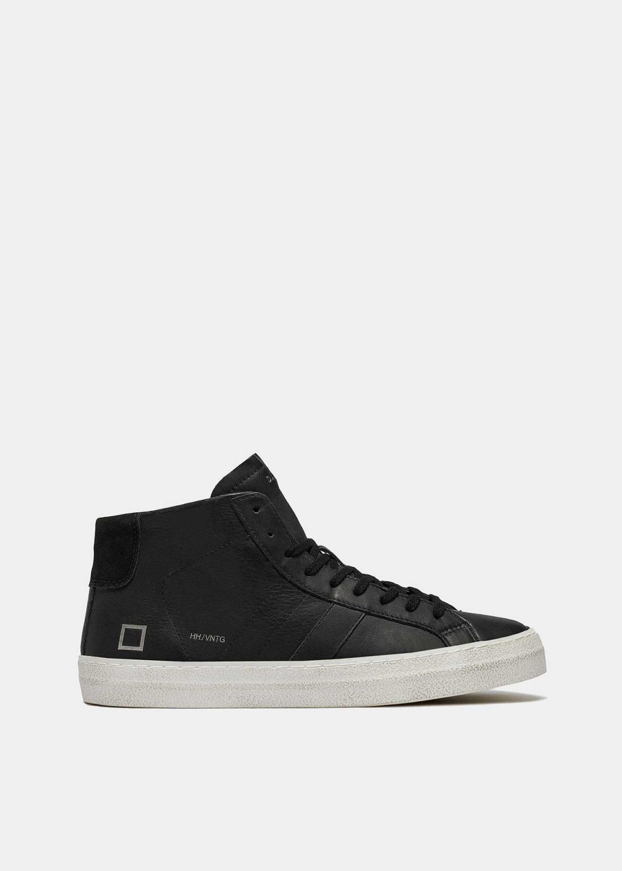 Uomo D.A.T.E. Hill High | Hill High Vintage Calf Black