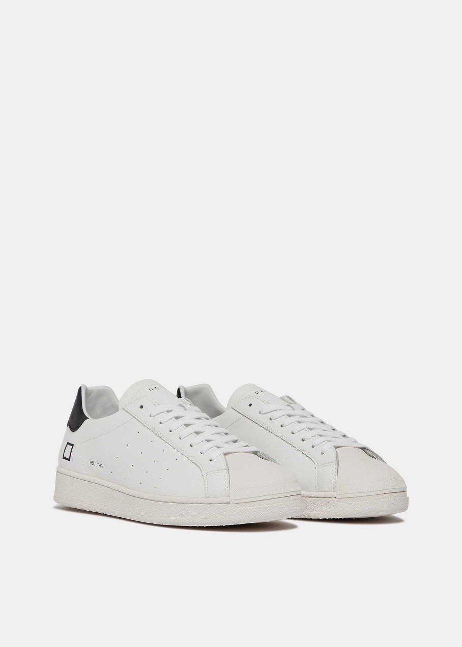 Uomo D.A.T.E. Base | Base Leather White-Black