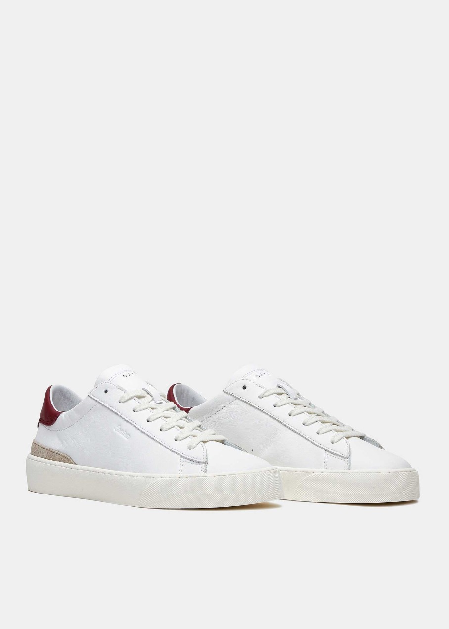 Uomo D.A.T.E. Sonica | Sonica Calf White-Bordeaux