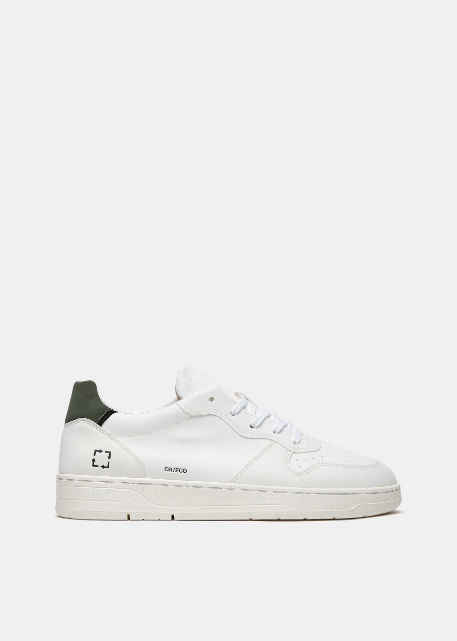 Uomo D.A.T.E. Court | Court Eco Vegan White-Army