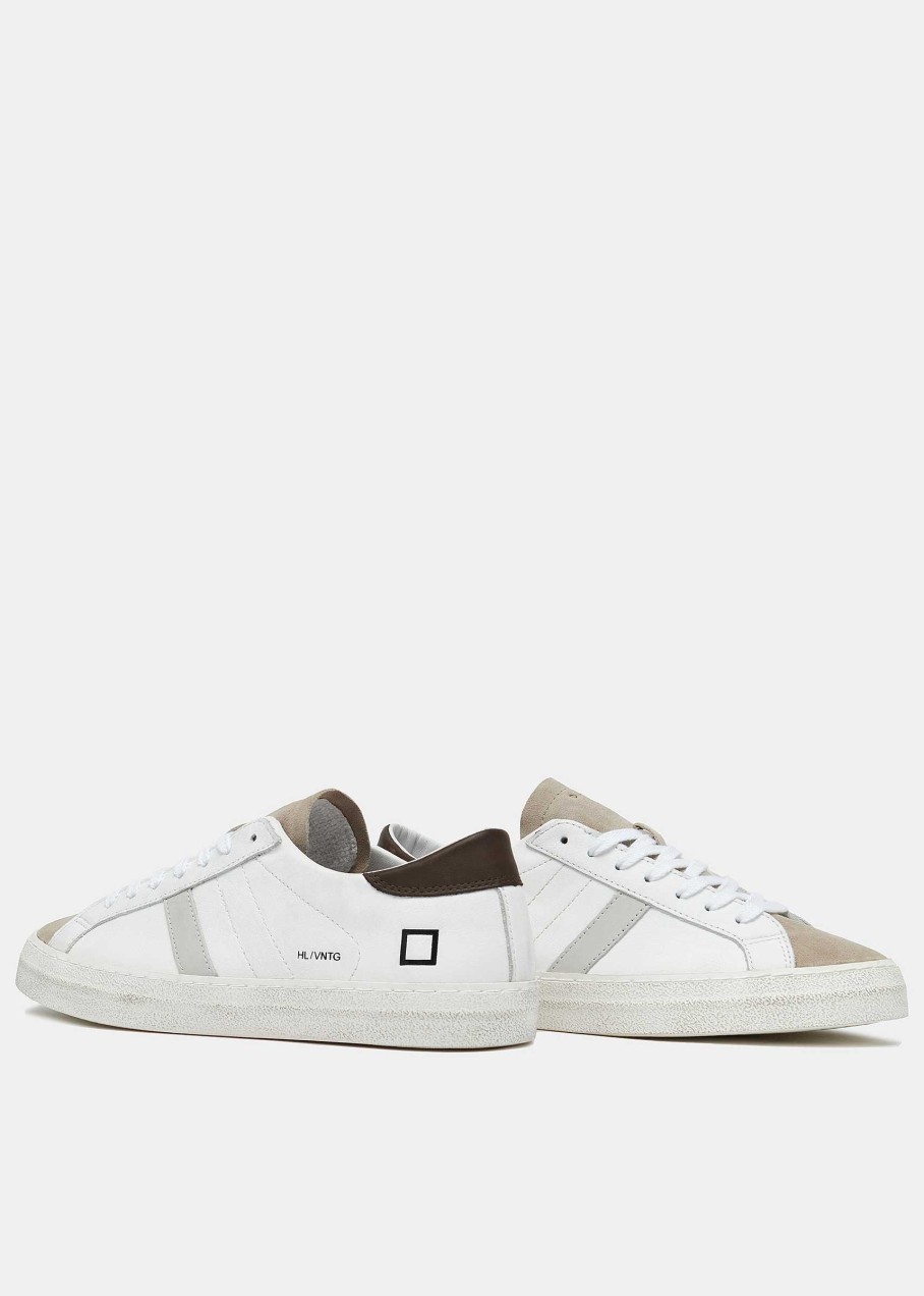 Uomo D.A.T.E. Hill Low | Hill Low Vintage Calf White-T.Moro